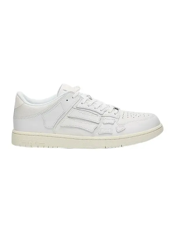 Men's Skel Appliqué Leather Low-Top Sneakers Men's Skel Appliqué Leather Low-Top Sneakers