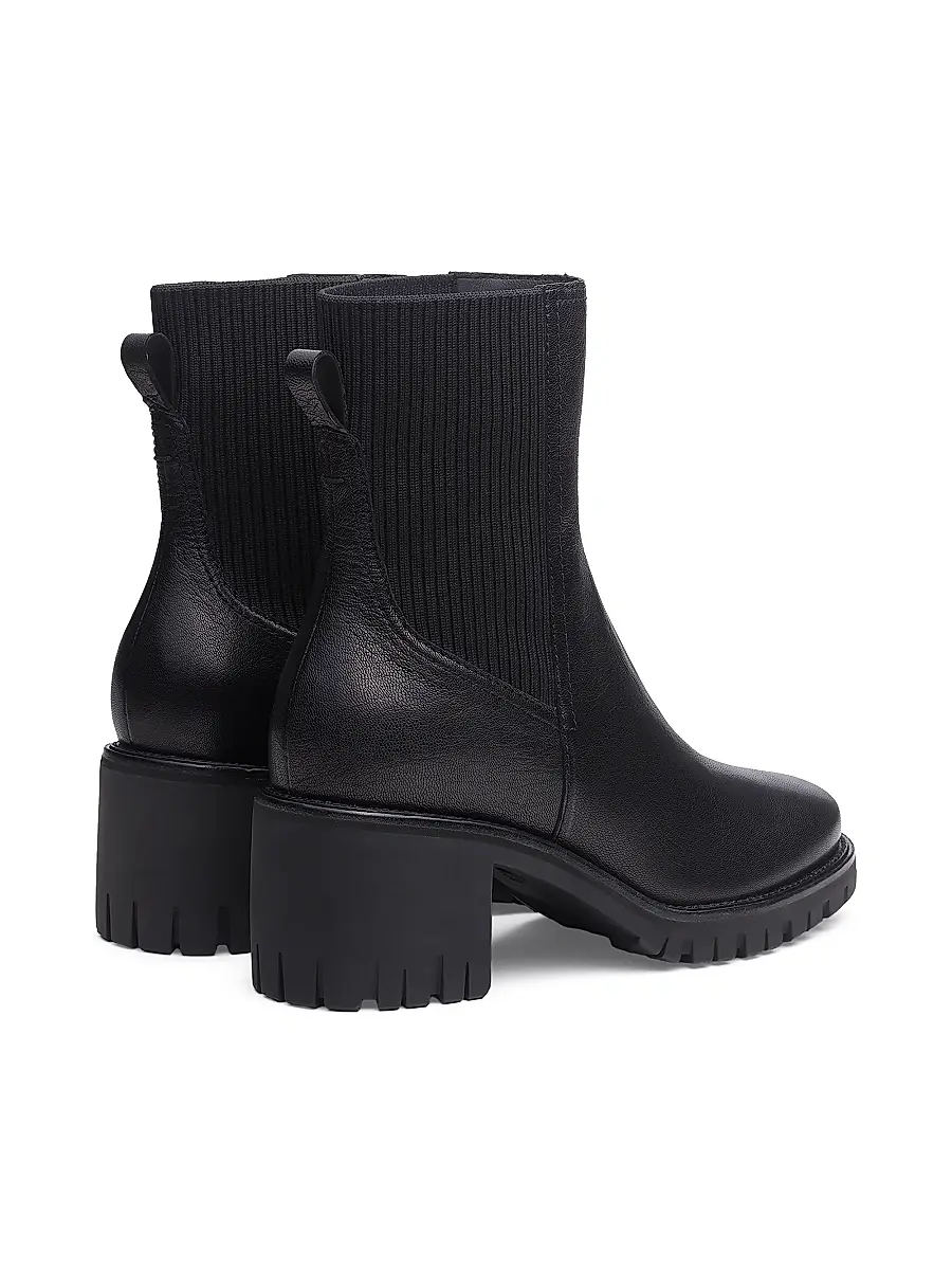 rag & bone Women's Corey Leather Mid-Heel Chelsea Boots | Thumbnail 3 rag & bone Women's Corey Leather Mid-Heel Chelsea Boots | Thumbnail 3
