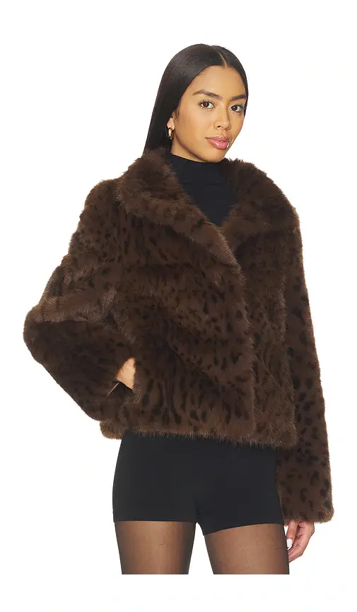 Generation Love Lexy Leopard Faux Fur Jacket | Thumbnail 2 Generation Love Lexy Leopard Faux Fur Jacket | Thumbnail 2