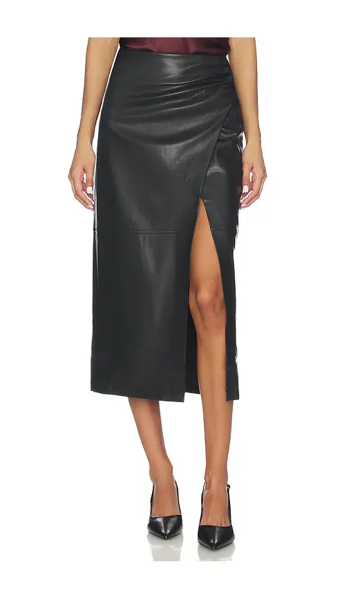 CAMI NYC Lorena Faux Leather Skirt | Image 1 CAMI NYC Lorena Faux Leather Skirt | Image 1