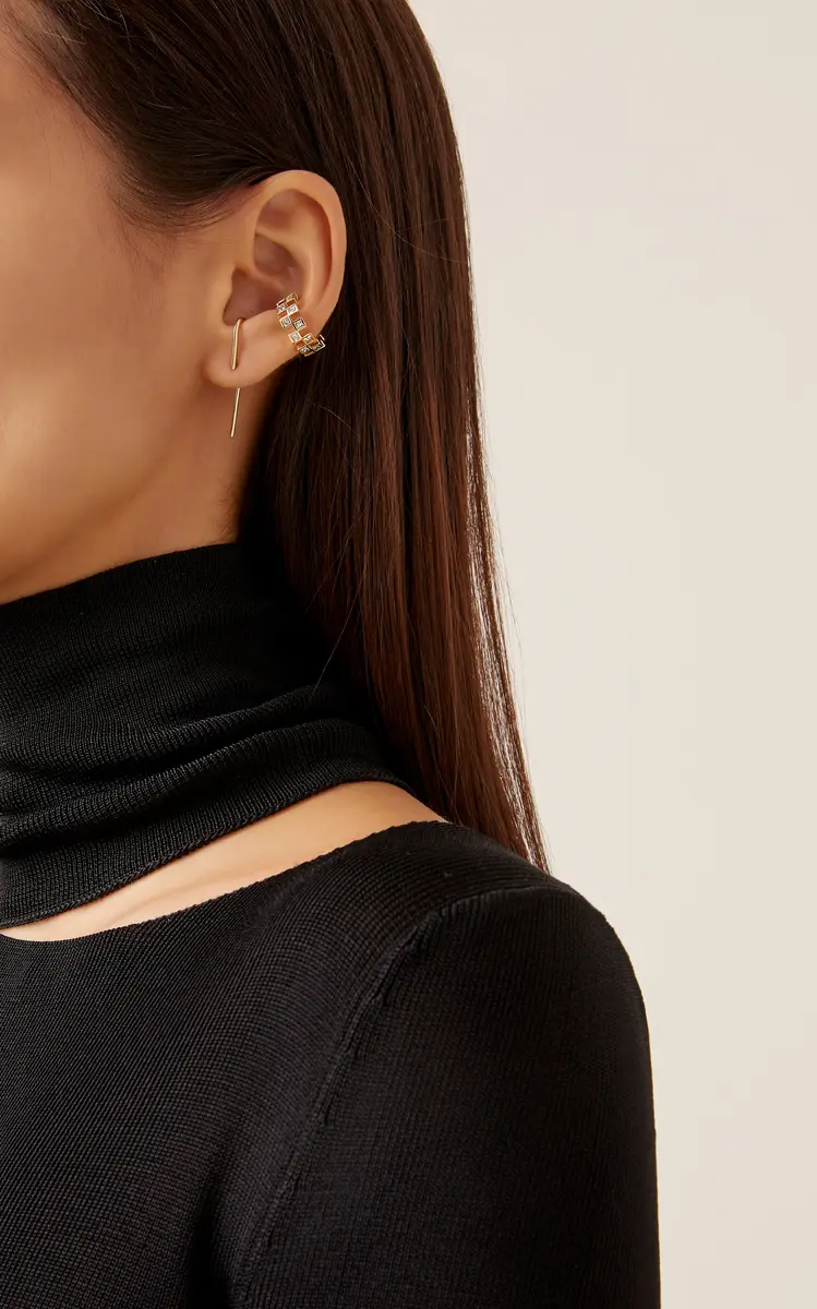 KATKIM 18K Yellow Gold Anerise Ear Cuff | Thumbnail 2
