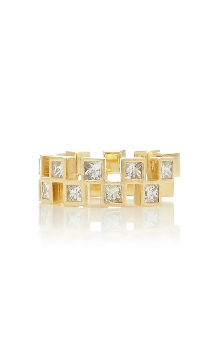 KATKIM 18K Yellow Gold Anerise Ear Cuff | Thumbnail 3