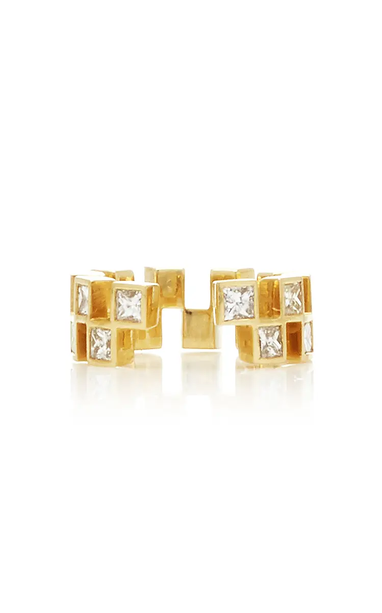 KATKIM 18K Yellow Gold Anerise Ear Cuff | Thumbnail 4