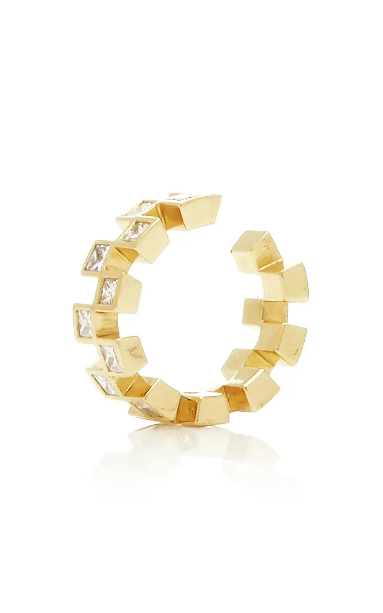 KATKIM 18K Yellow Gold Anerise Ear Cuff | Thumbnail 5