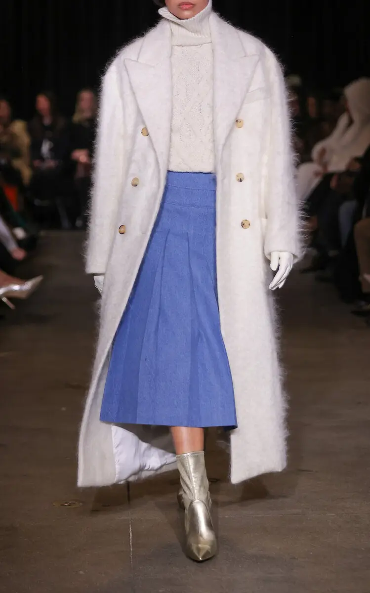 Sergio Hudson Double Breasted Oversized Coat | Thumbnail 2