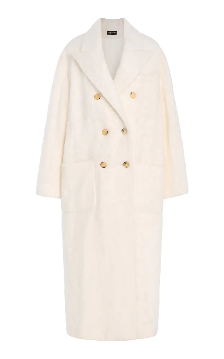 Sergio Hudson Double Breasted Oversized Coat | Image 1 Sergio Hudson Double Breasted Oversized Coat | Image 1