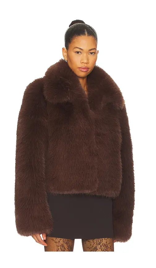 MAJORELLE Vienna Faux Fur Jacket | Thumbnail 2