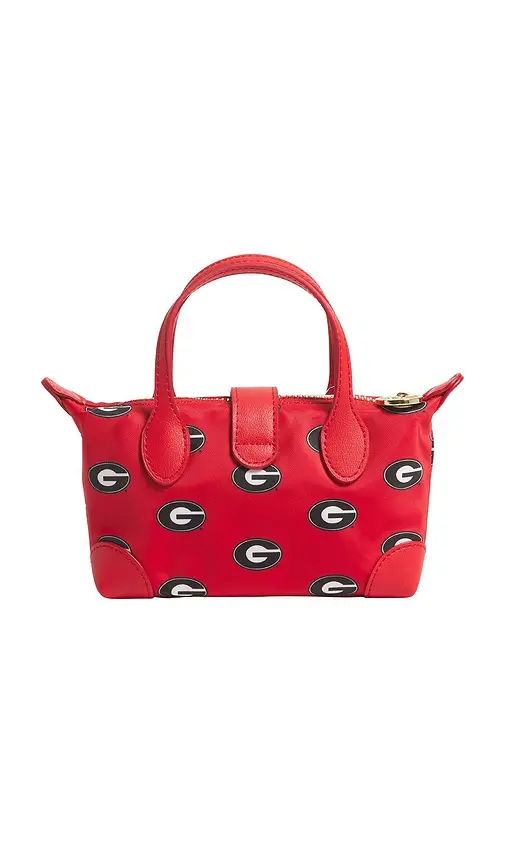 Stoney Clover Lane University Of Georgia Printed Nylon Pouchette Crossbody | Thumbnail 2 Stoney Clover Lane University Of Georgia Printed Nylon Pouchette Crossbody | Thumbnail 2