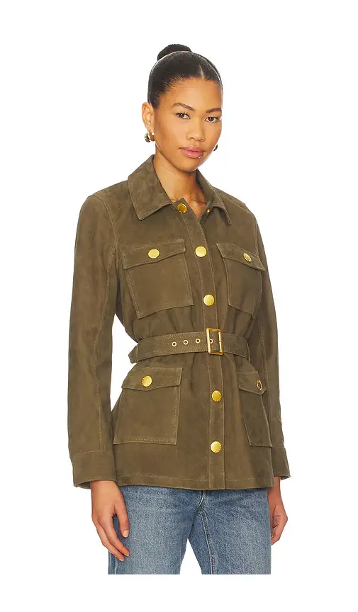 L'Agence Ishani Belted Jacket | Thumbnail 2 L'Agence Ishani Belted Jacket | Thumbnail 2