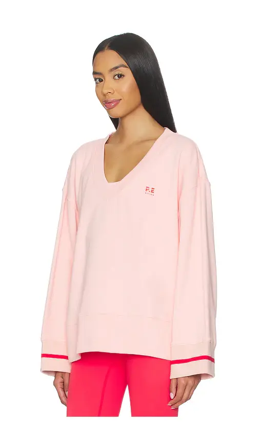 P.E NATION Courtside V Neck Sweater | Thumbnail 2 P.E NATION Courtside V Neck Sweater | Thumbnail 2