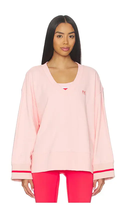 P.E NATION Courtside V Neck Sweater