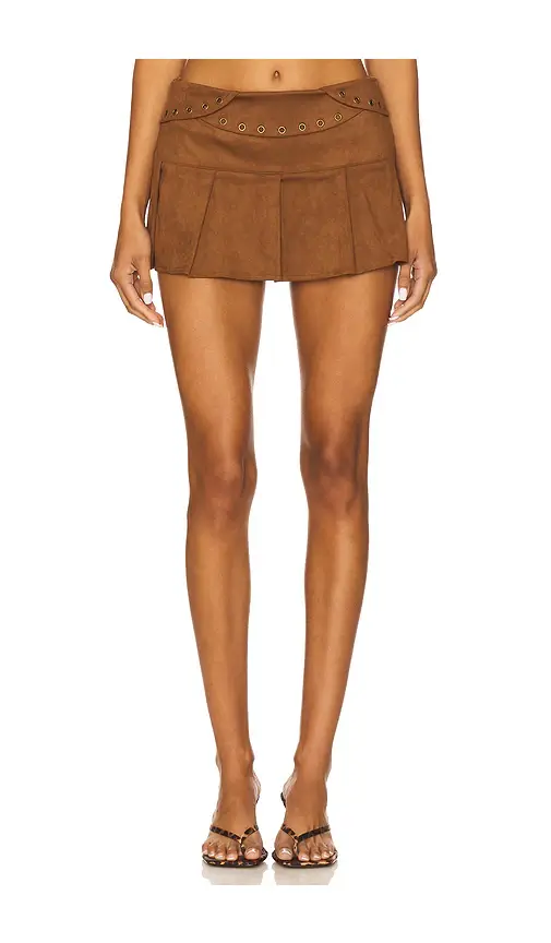 Zemeta Suede Attic Box Skirt | Image 1 Zemeta Suede Attic Box Skirt | Image 1