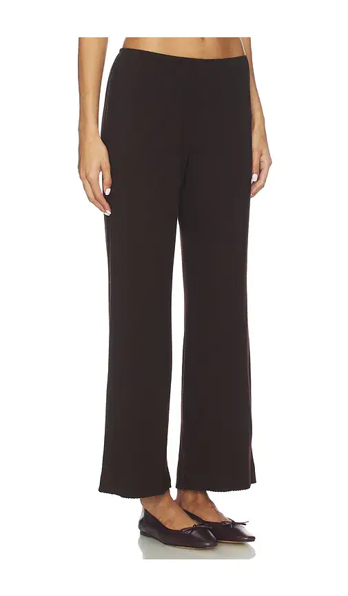 DONNI. The Baby Rib Scallop Pant | Thumbnail 2 DONNI. The Baby Rib Scallop Pant | Thumbnail 2