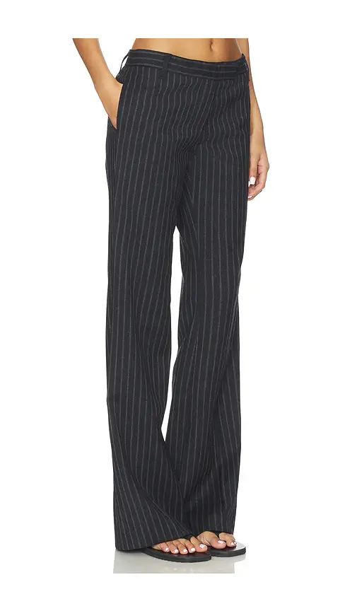 Courtney Zheng Stefan Chalkstripe Wool Pants | Thumbnail 2 Courtney Zheng Stefan Chalkstripe Wool Pants | Thumbnail 2