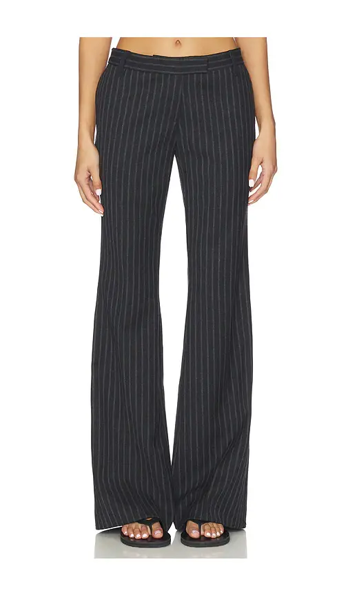Stefan Chalkstripe Wool Pants