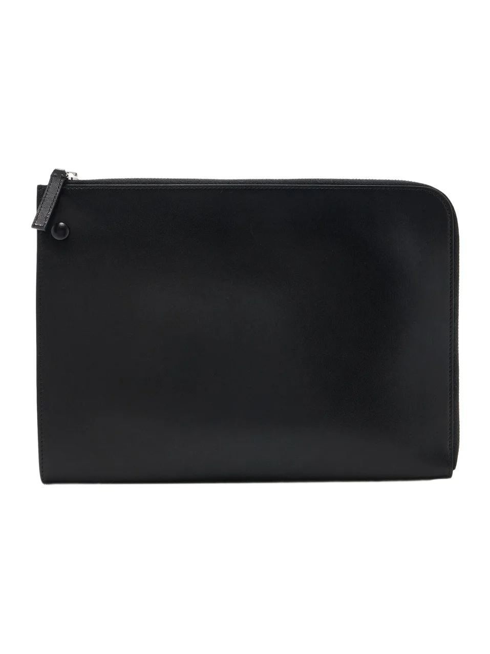 The Row Portfolio Medium Leather Wristlet