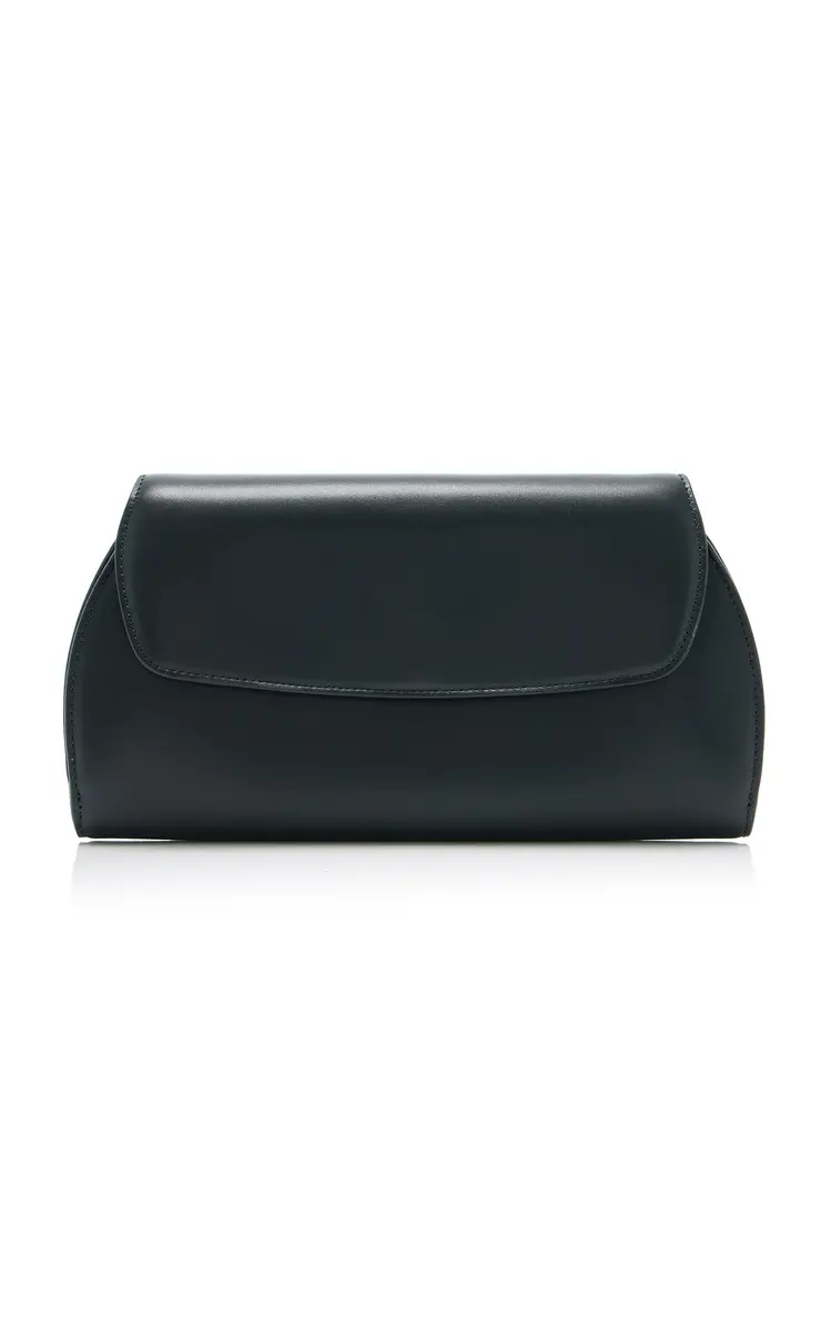 The Row Curved Leather Clutch | Thumbnail 16 The Row Curved Leather Clutch | Thumbnail 16