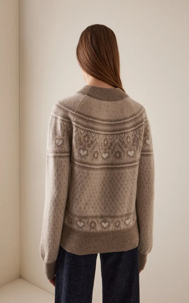 Khaite Guy Fair Isle Cashmere Sweater | Thumbnail 6 Khaite Guy Fair Isle Cashmere Sweater | Thumbnail 6
