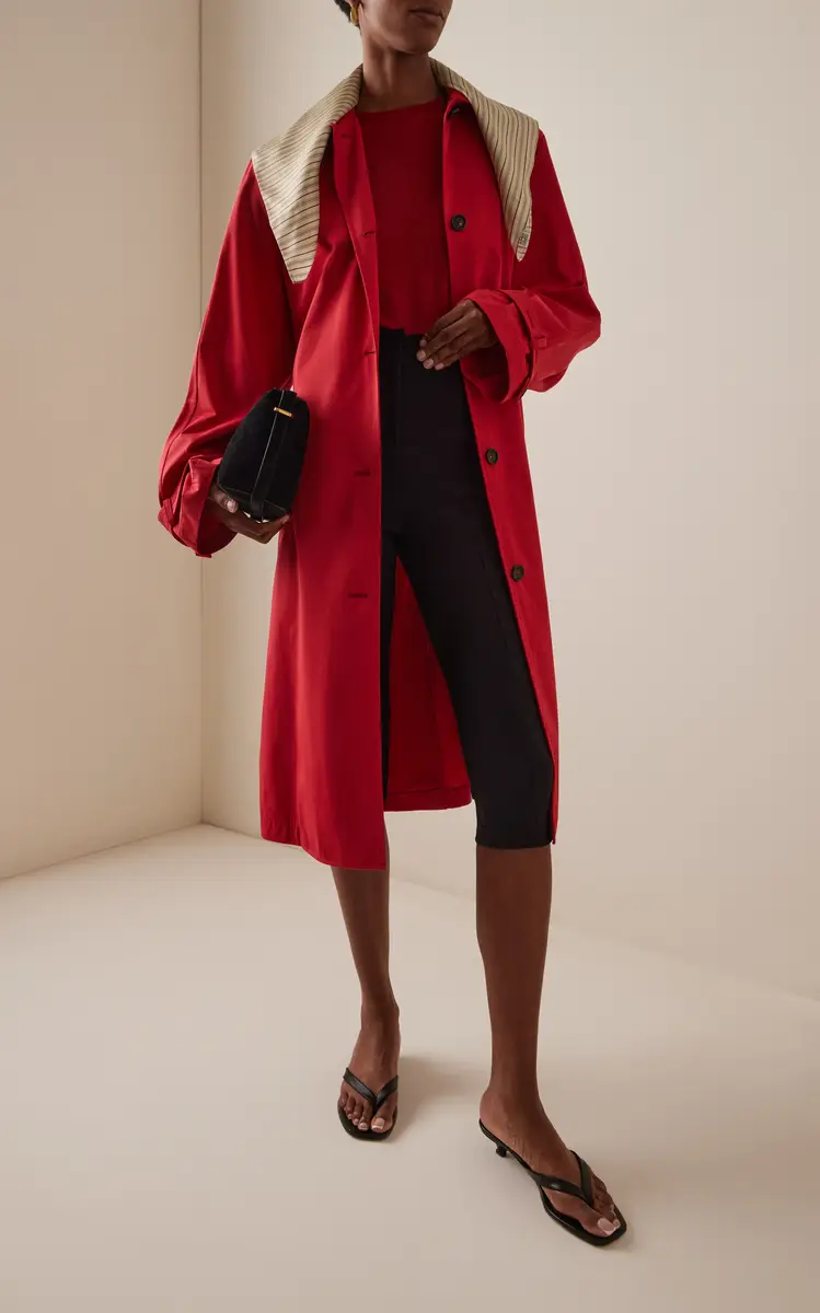 TOTEME Lightweight Organic Cotton Trench Coat | Thumbnail 2 TOTEME Lightweight Organic Cotton Trench Coat | Thumbnail 2