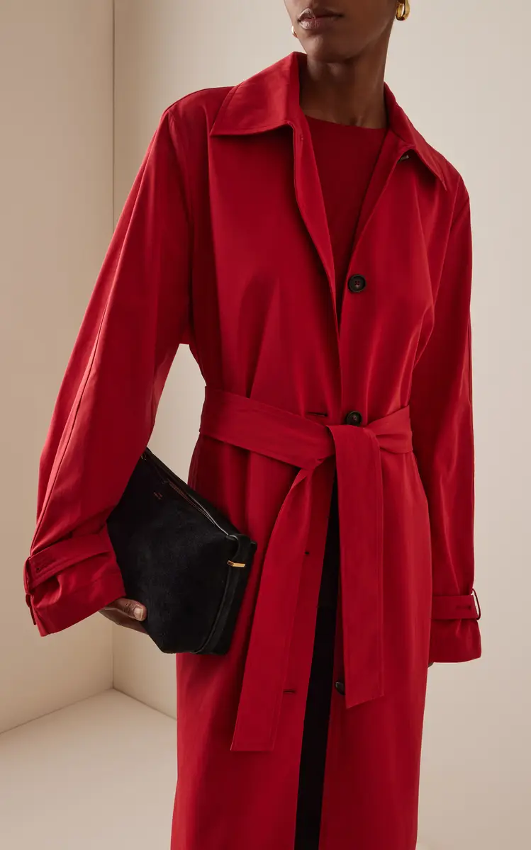 TOTEME Lightweight Organic Cotton Trench Coat | Thumbnail 3 TOTEME Lightweight Organic Cotton Trench Coat | Thumbnail 3