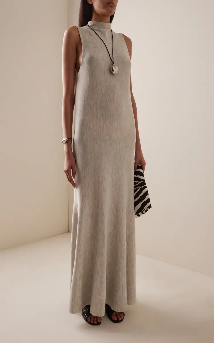 Khaite Margo Merino Wool Maxi Dress | Thumbnail 2 Khaite Margo Merino Wool Maxi Dress | Thumbnail 2