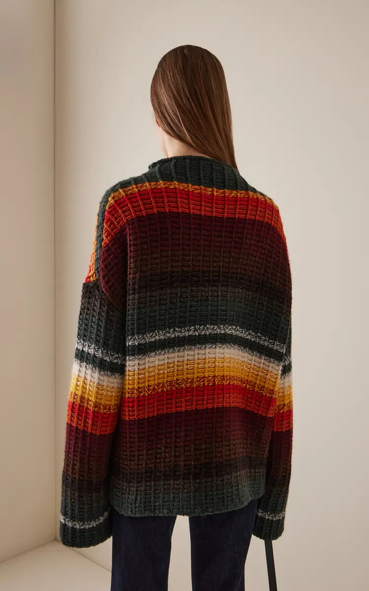 Khaite Yanis Striped Cashmere Sweater | Thumbnail 4 Khaite Yanis Striped Cashmere Sweater | Thumbnail 4