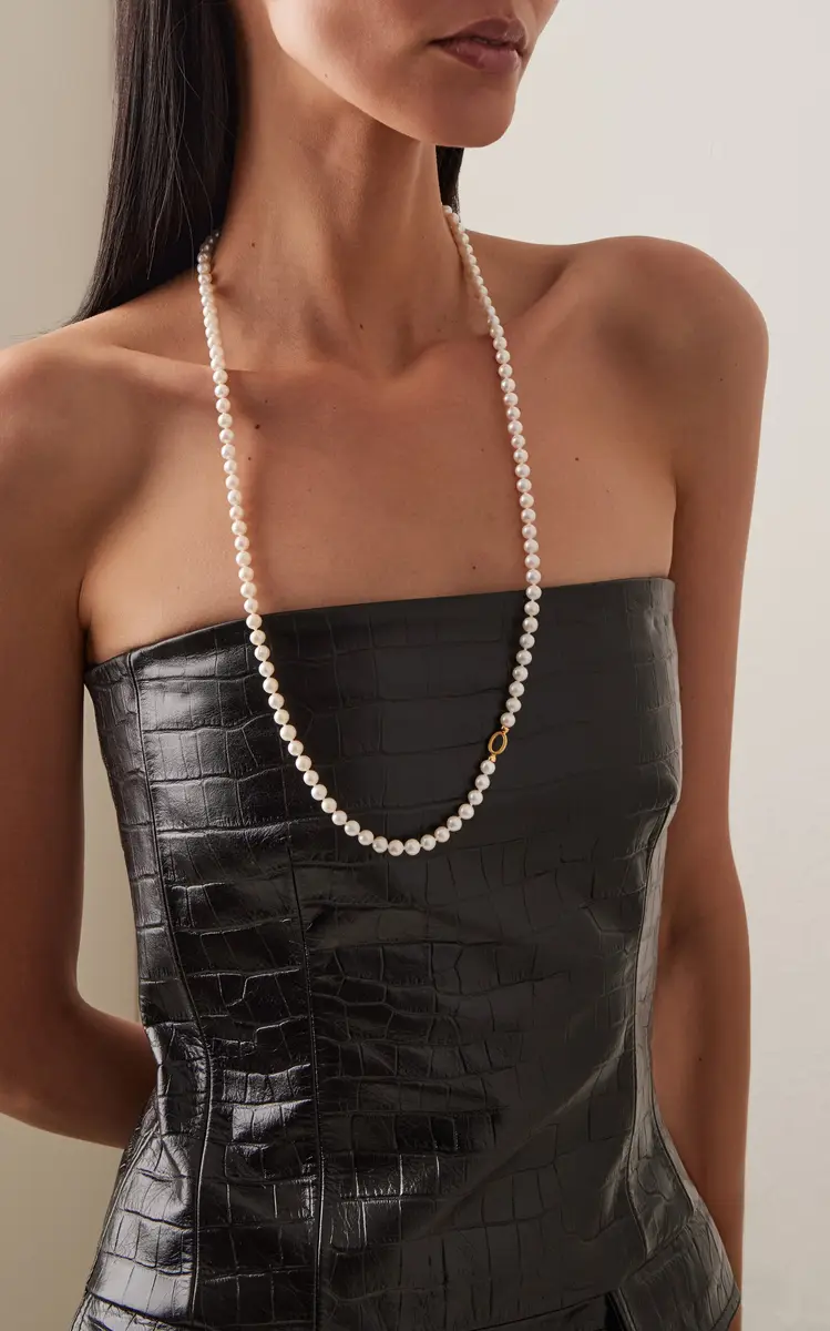 TOTEME Infinity Pearl Necklace | Thumbnail 2