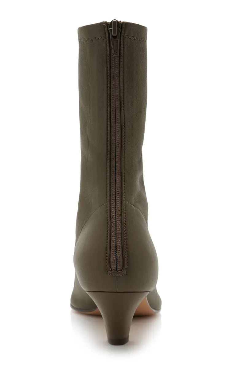 Khaite Arizona Leather Ankle Boots | Thumbnail 5 Khaite Arizona Leather Ankle Boots | Thumbnail 5