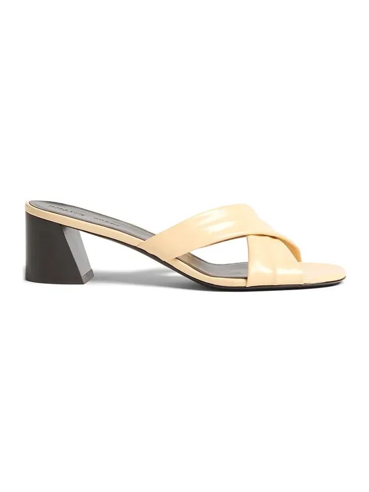 Liria Leather Heeled Mules Liria Leather Heeled Mules