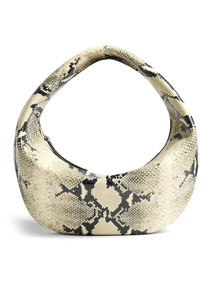 Khaite Olivia Medium Leather Hobo Bag