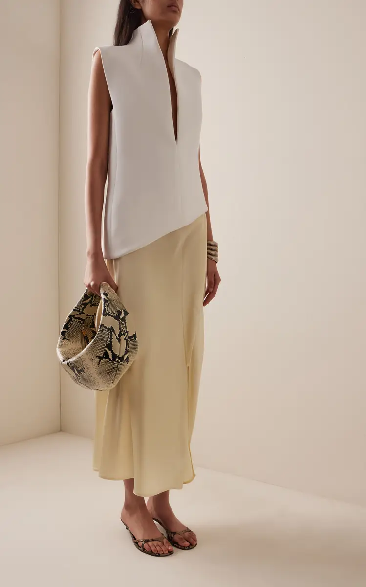 Khaite Demi Silk Midi Wrap Skirt | Thumbnail 2 Khaite Demi Silk Midi Wrap Skirt | Thumbnail 2