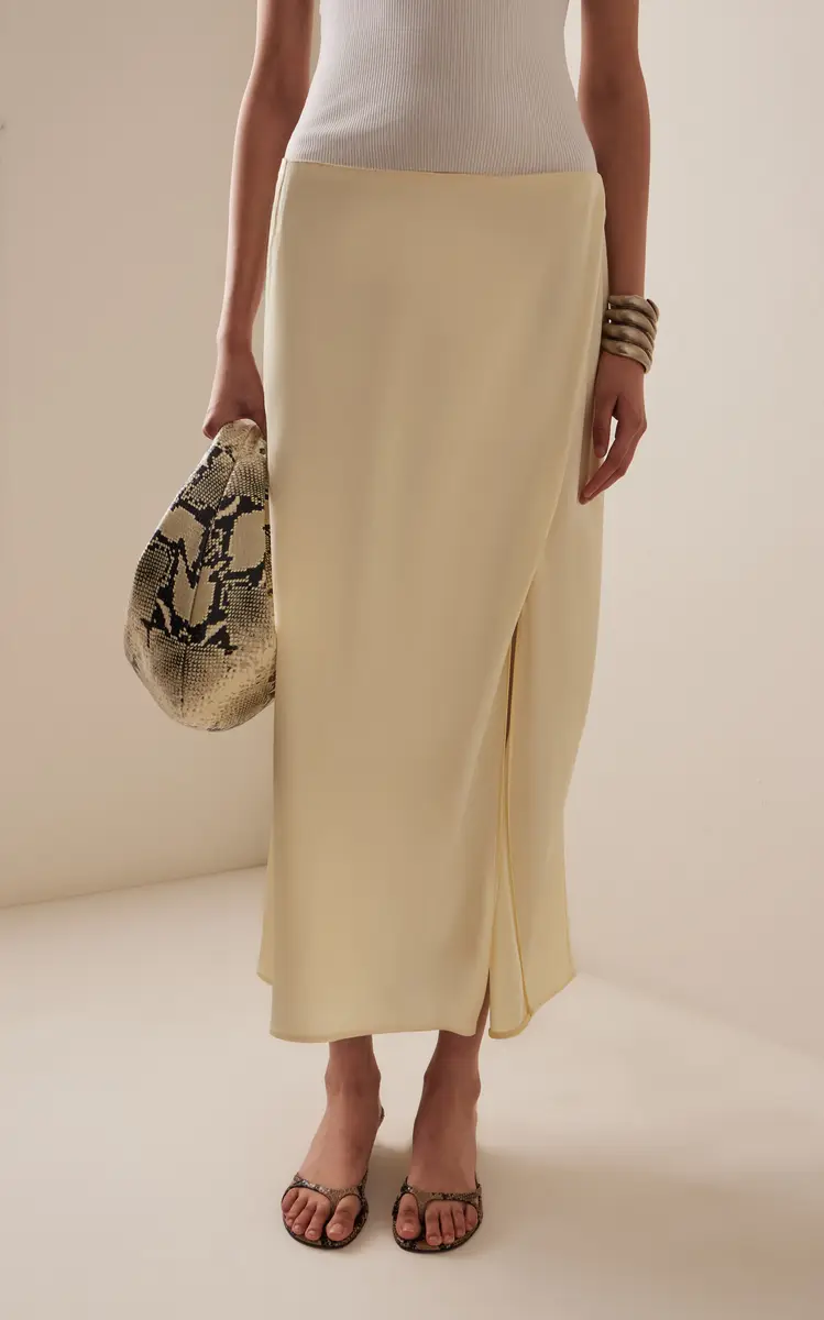 Khaite Demi Silk Midi Wrap Skirt | Thumbnail 3 Khaite Demi Silk Midi Wrap Skirt | Thumbnail 3