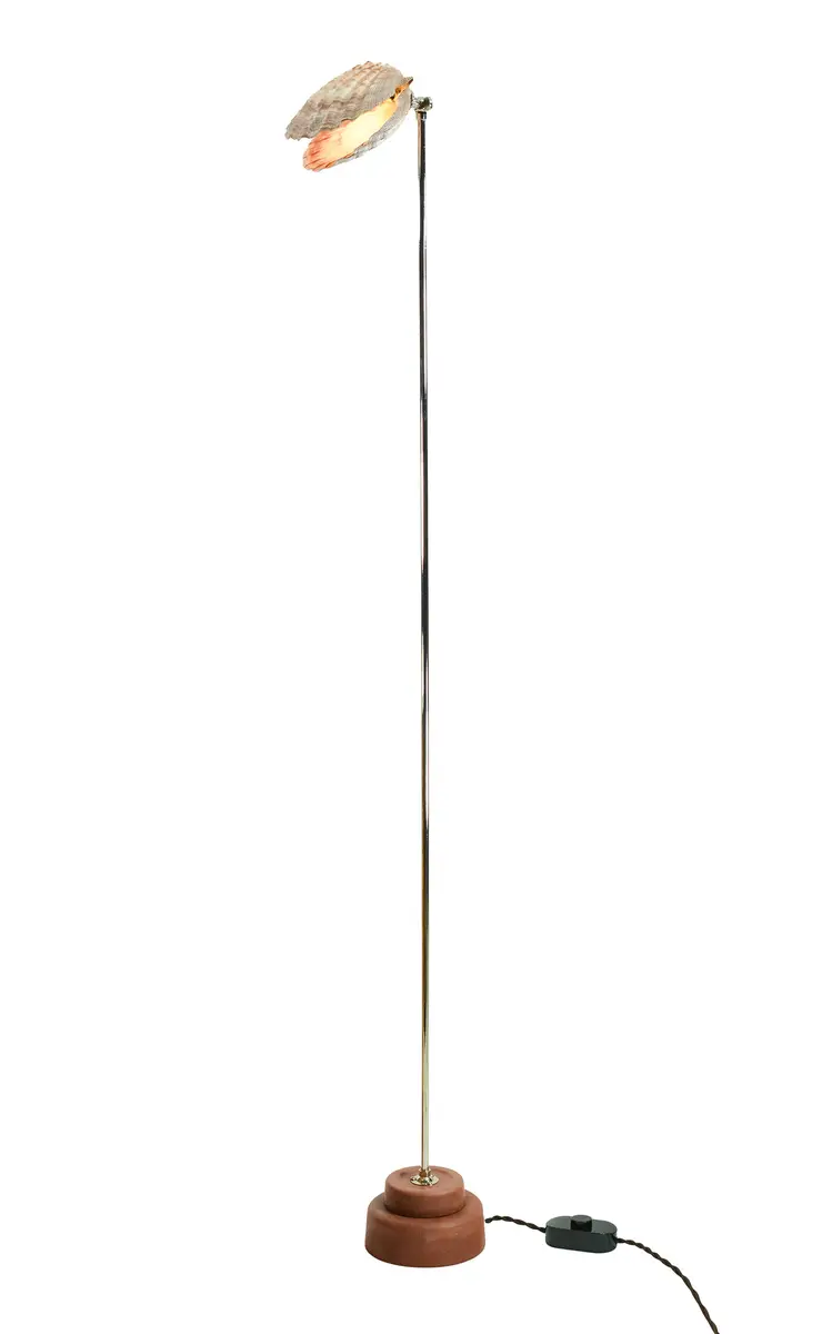 Tennant New York Lavender Lion's Paw Floor Lamp - Purple | Image 1 Tennant New York Lavender Lion's Paw Floor Lamp - Purple | Image 1