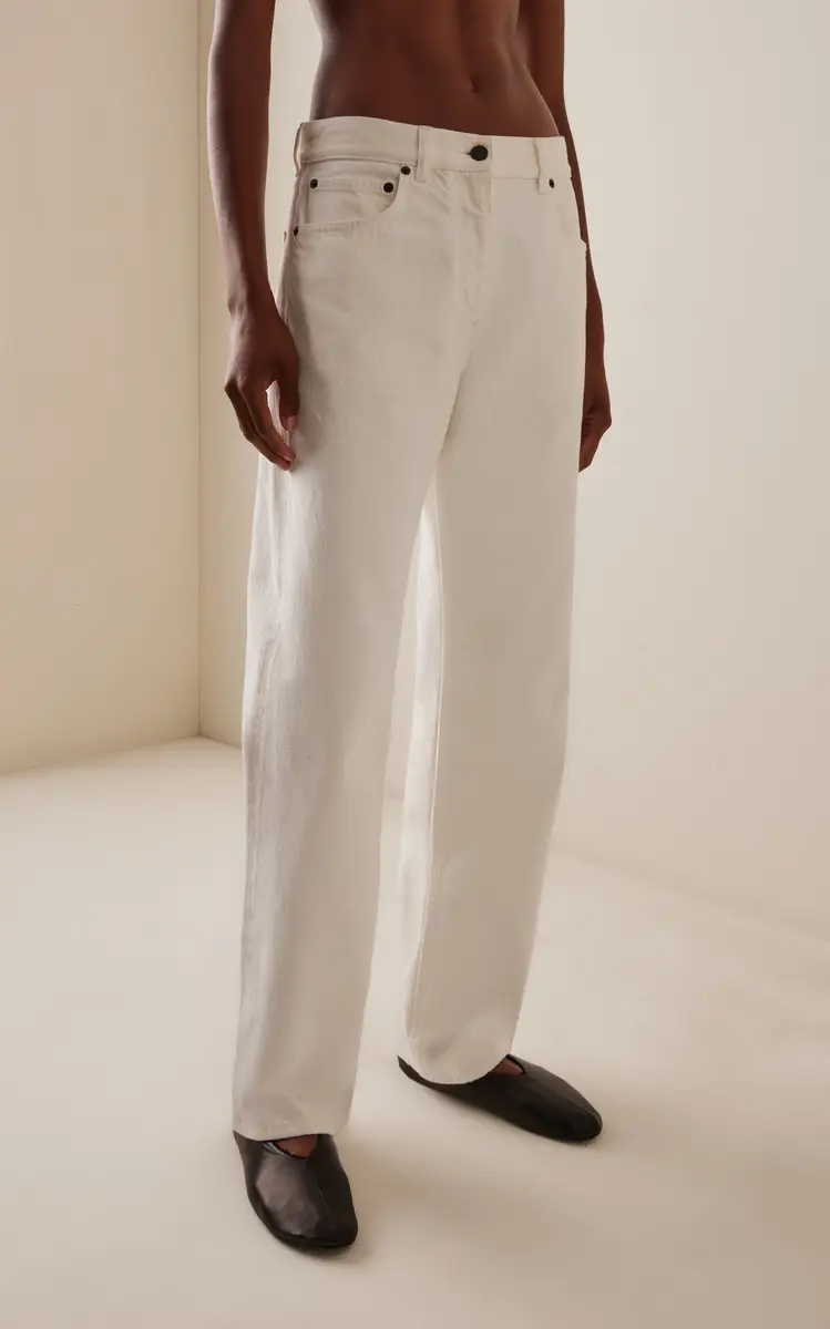 The Row Burty Rigid Low-Rise Straight-Leg Jeans | Thumbnail 3 The Row Burty Rigid Low-Rise Straight-Leg Jeans | Thumbnail 3