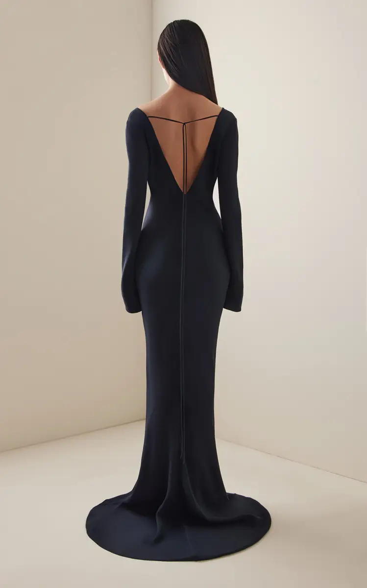 The Row Altan Draped Silk Gown | Thumbnail 4