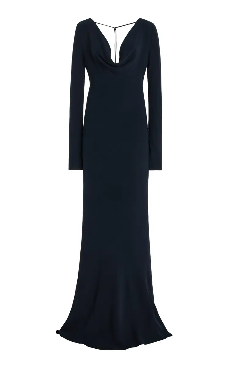 Altan Draped Silk Gown Altan Draped Silk Gown