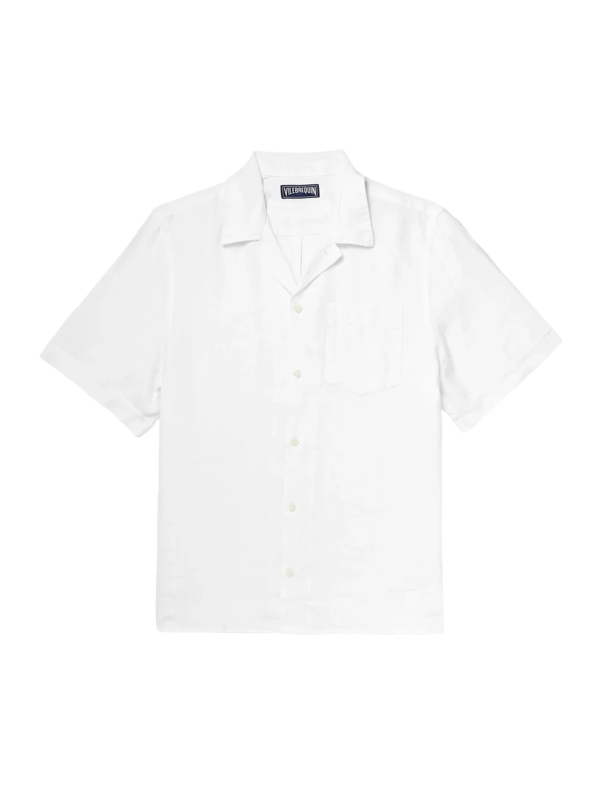 Charli Convertible-Collar Linen Shirt - Men Charli Convertible-Collar Linen Shirt - Men