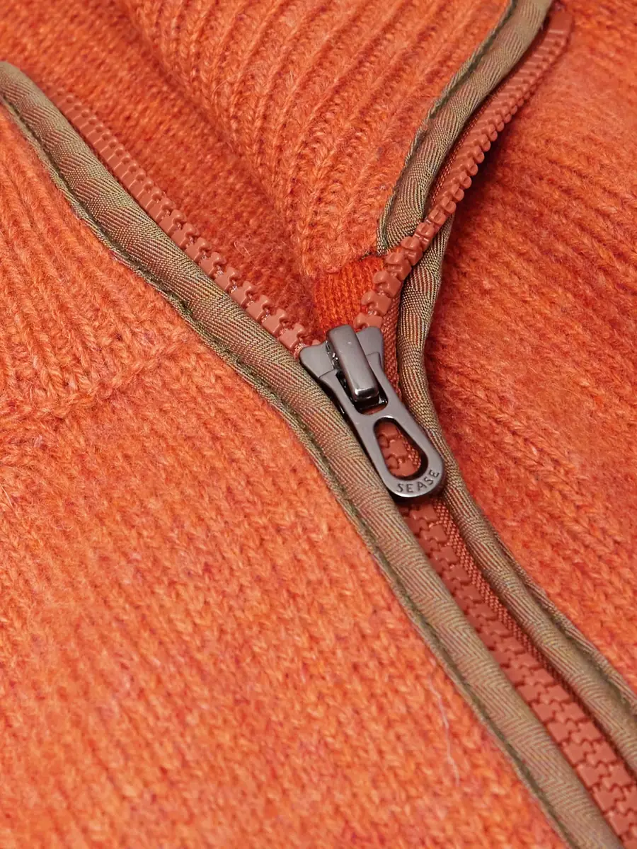 Sease Leather-Trimmed Cashmere Half-Zip Ski Sweater - Men | Thumbnail 5
