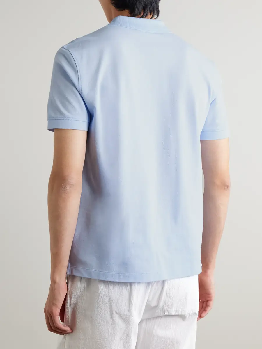 Orlebar Brown Bruno Organic Cotton-Piqué Polo Shirt - Men | Thumbnail 3