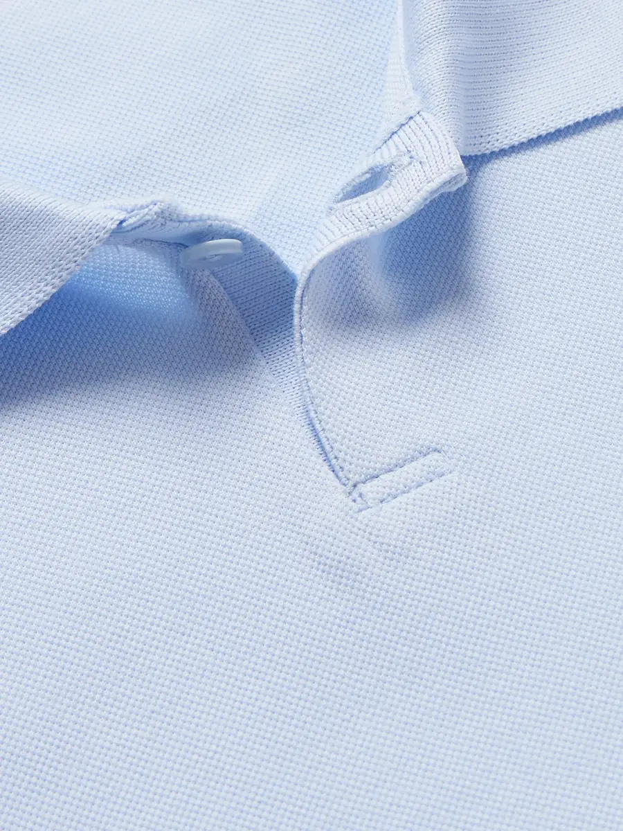 Orlebar Brown Bruno Organic Cotton-Piqué Polo Shirt - Men | Thumbnail 4