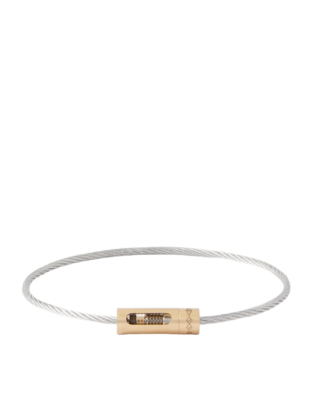 6G 18-Karat Gold, Titanium and Sterling Silver Bracelet - Men 6G 18-Karat Gold, Titanium and Sterling Silver Bracelet - Men
