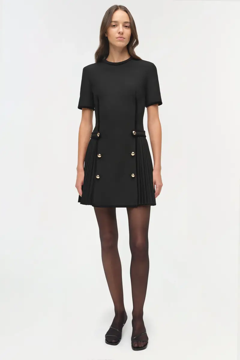 Simkhai Doria Velvet Trimmed Mini Dress | Thumbnail 2 Simkhai Doria Velvet Trimmed Mini Dress | Thumbnail 2