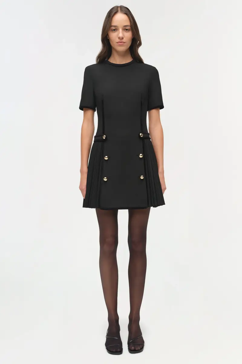 Simkhai Doria Velvet Trimmed Mini Dress | Thumbnail 6 Simkhai Doria Velvet Trimmed Mini Dress | Thumbnail 6