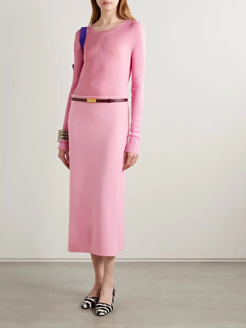 Khaite Patri Wool Midi Skirt | Thumbnail 2