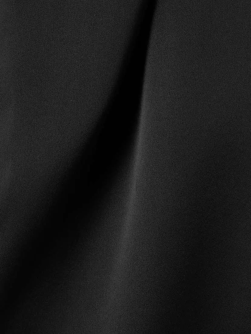 Khaite Loe Draped Satin-crepe Blouse | Thumbnail 4