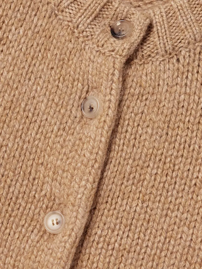 Khaite Nora Cropped Cashmere-blend Cardigan | Thumbnail 4