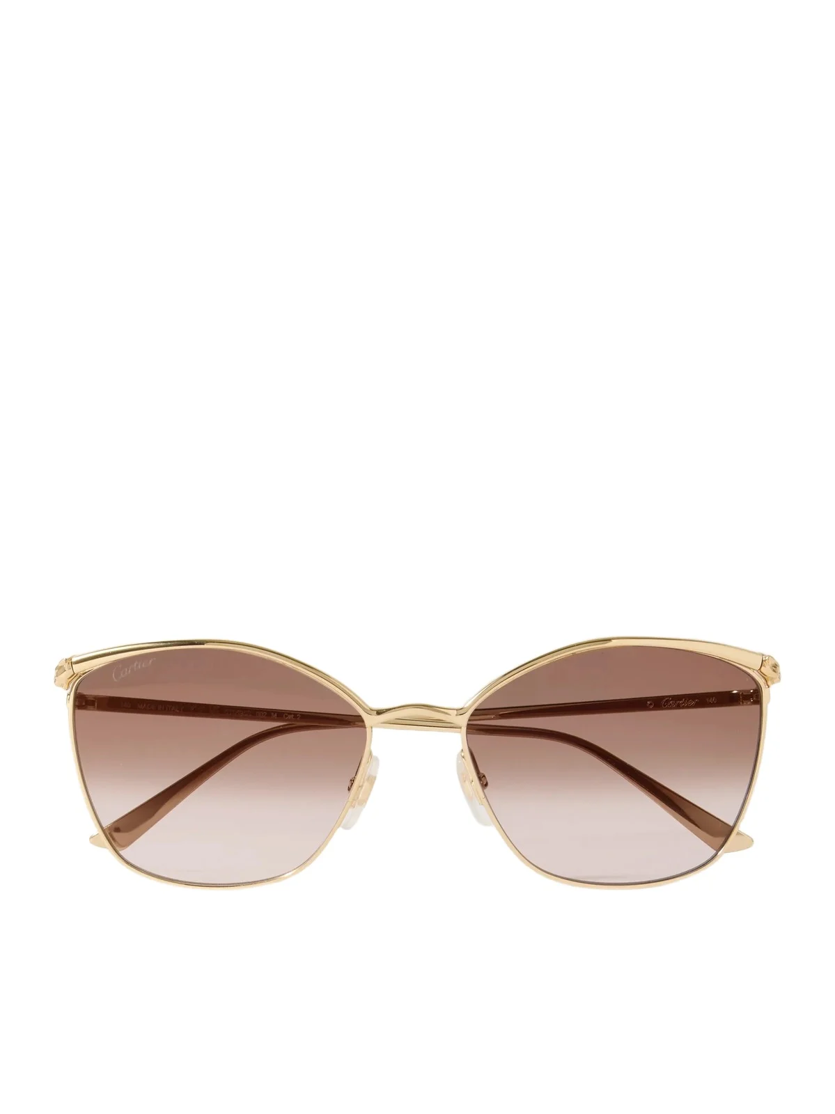 Cartier Eyewear Panthère Classic Cat-eye Gold-tone Sunglasses