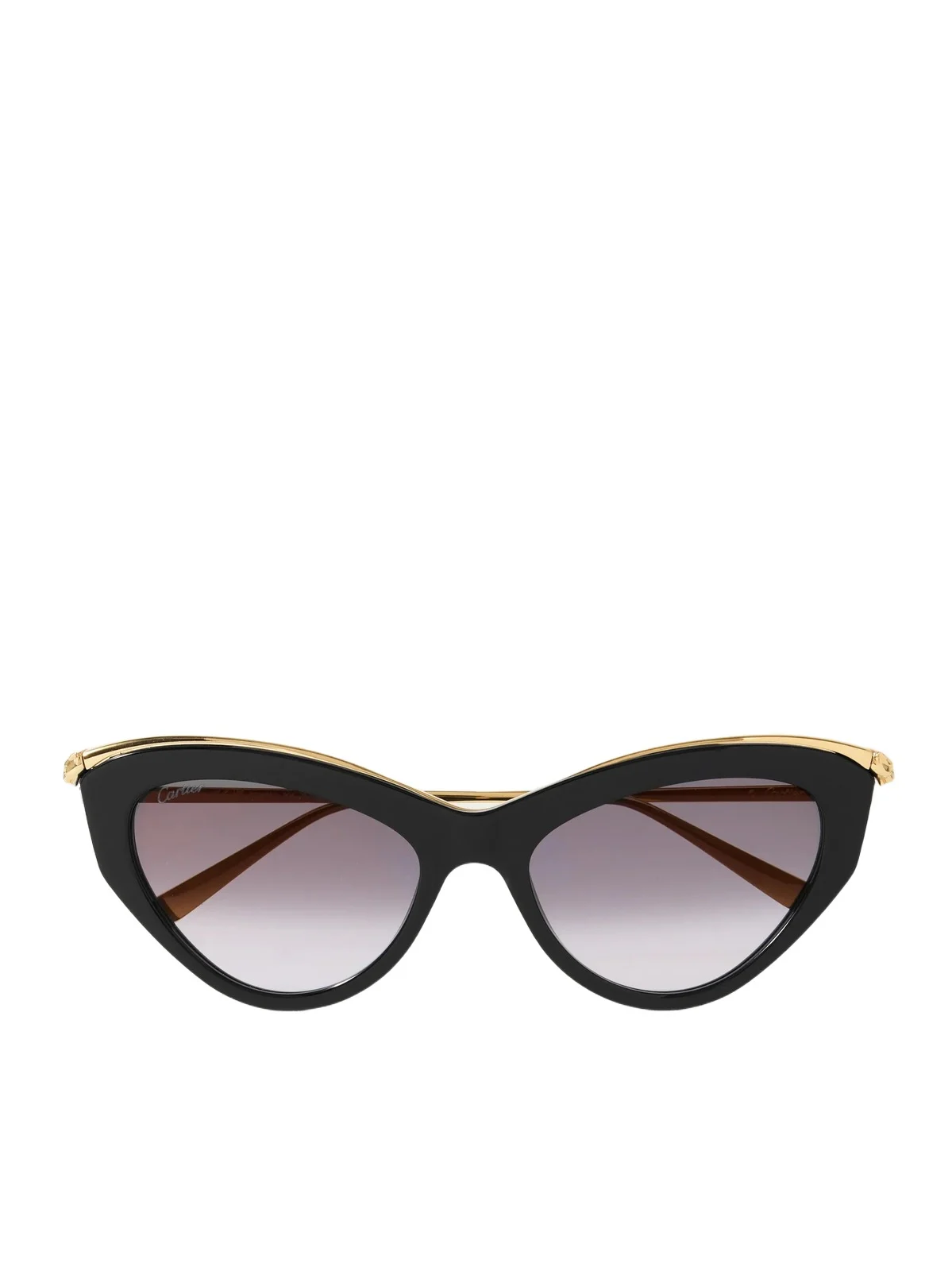 Panthère Classic Cat-eye Acetate And Gold-tone Sunglasses - Black