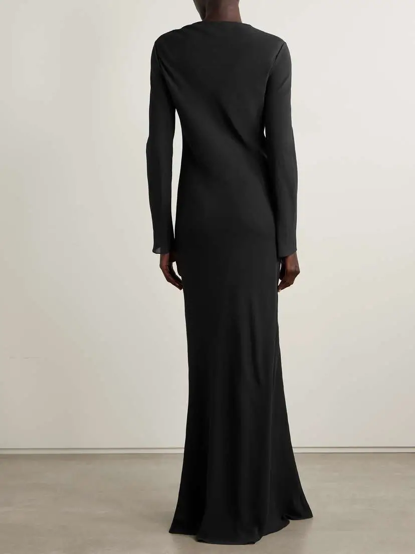 The Row Merita Silk-georgette Gown | Thumbnail 3