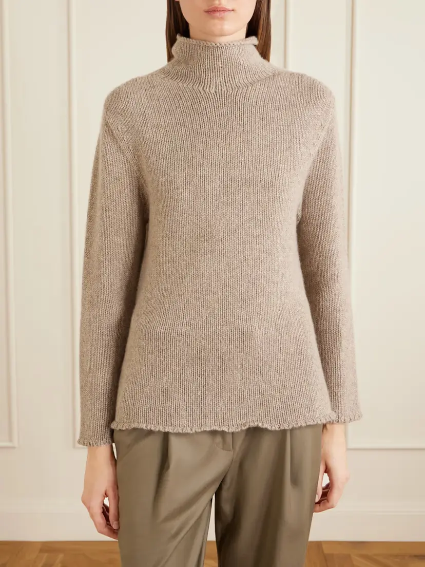 The Row Mariam Turtleneck Cashmere Sweater | Thumbnail 5 The Row Mariam Turtleneck Cashmere Sweater | Thumbnail 5